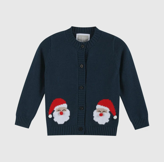 Blue Santa Sweater