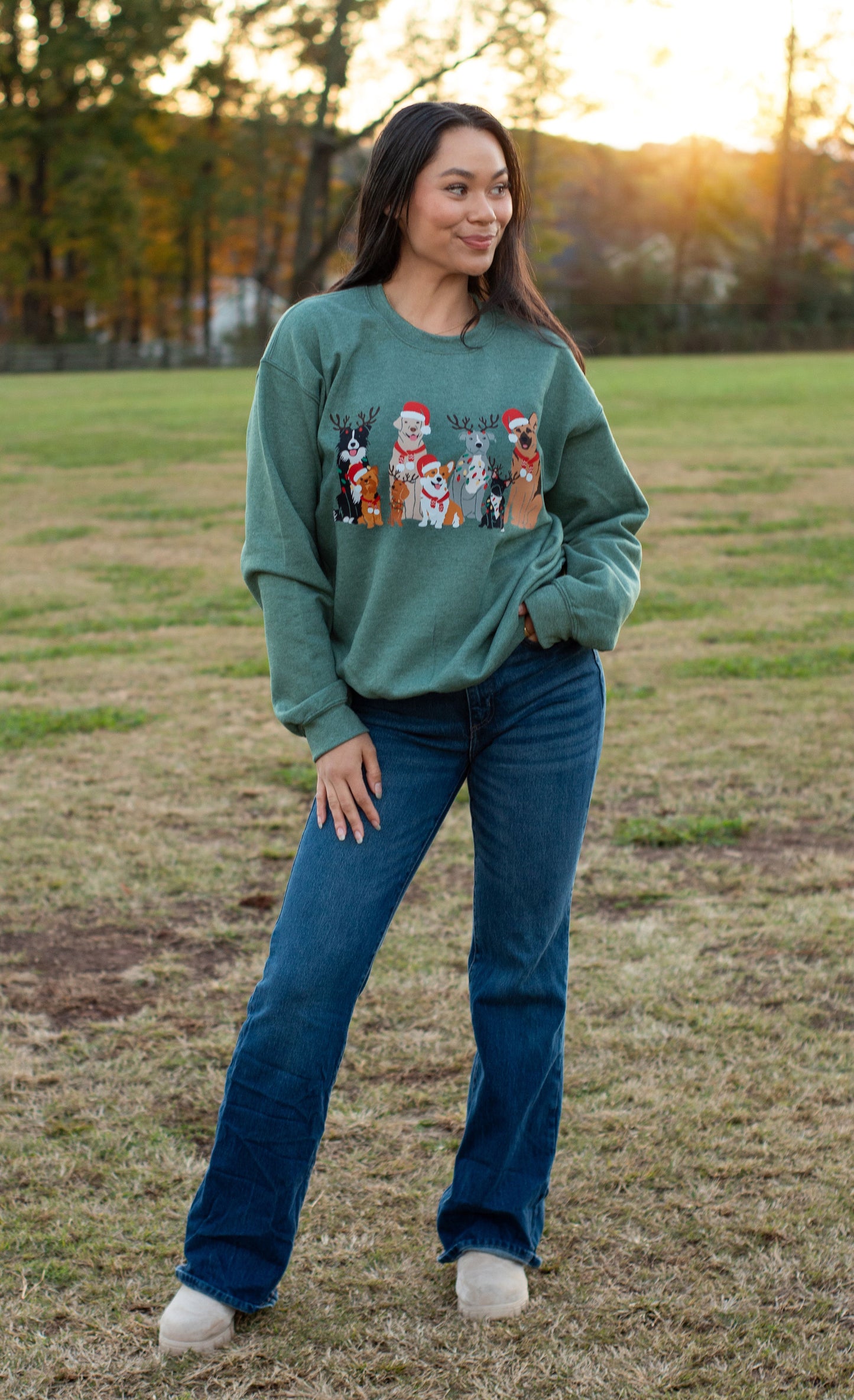 Christmas Dog Sweatshirt